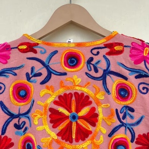 Veste kimono en velours de coton 100% faite à la main |   Automne/Hiver Respirant Écologique Anti-rides Séchage rapide Col rond matelassé - Product Image 1