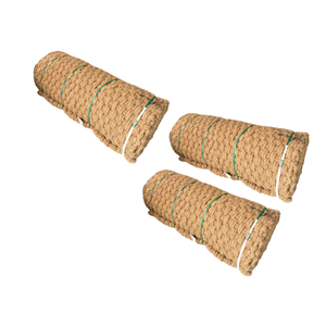 Alfombra de fibra de coco de la mejor calidad, hecha de fibra de coco natural, tejida a mano, con 35 mm de grosor, antideslizante, para jardín, entrada de vehículos y caminos exteriores. - Product Image 1