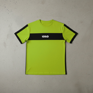 Ventes en gros de t-shirts pour hommes de haute qualité, t-shirts personnalisés à imprimé, col rond, coupe régulière, t-shirt à panneaux pour hommes - Product Image 5