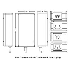 Cargador Rápido USB Tipo C de 100 W con Certificación Médica e Informática, FranMar FHMC100-PD5-8, QC4.0/PD3.0 - Product Image 3