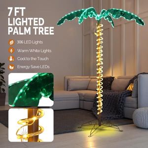 Luci da Giardino a Forma di Albero di Cocco, 7 Piedi, 306 LED, 31V 6W, Decorazione Elegante - Product Image 4