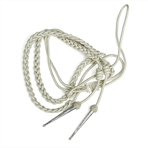 Aiguillette Metal <b>Clip</b> Uniform Custom College Aiguillettes With Low Cost New High Quality Customized Gold Mylar Rope - Product Image 1