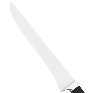 Cuchillos profesionales para deshuesar con mango negro de triple remache y hoja estrecha de acero inoxidable para cortar carne, carnicería y cocina. - Product Image 4