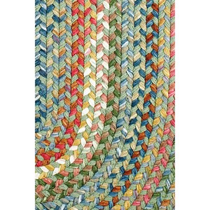 Alfombra Ovalada de Yute Trenzado, Multicolor a Rayas, Estilo Rústico, con Base Antideslizante de Goma, para Sala de Estar, Decoración del Hogar - Product Image 6