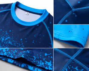 เสื้อแรชการ์ดแขนยาวพิมพ์ลายแบบ Heat-Transfer สำหรับผู้ชาย รุ่นใหม่ปี 2026 จาก Micah Corporation ระบายอากาศได้ดี แห้งเร็ว เหมาะสำหรับเล่นกีฬาและเล่นเซิร์ฟ - Product Image 4