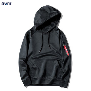 Men Hoodies <b>Sweatshirt</b> Unisex Custom Design <b>Embroidery</b> Printed High Quality Polyester / Cotton Fleece Drawstring Pullover Winter - Product Image 3
