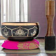 Bol de chant tibétain en laiton, pour chant en métal, de haute qualité, 1 pièce - Product Image 4