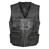 Veste de moto en cuir réversible, imperméable et coupe-vent, personnalisable pour homme, fermeture éclair avant, grandes tailles