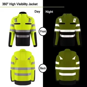 Chaqueta de Seguridad Industrial Personalizada, Ropa de Trabajo Reflectante de Alta Visibilidad, Proveedor OEM, Chaqueta Profesional para Construcción y Exteriores - Product Image 5