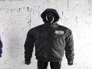 Veste en toile à capuche SAMI avec col montant 100% coton style vintage - Product Image 5