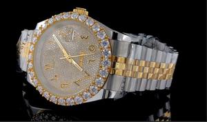 Luxury Vintage <b>Mechanical</b> Moissanite <b>Watch</b> 41mm Stainless Steel Case Limited Edition Modern High Quality <b>Watch</b> - Product Image 3