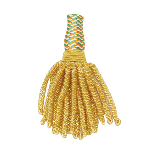 Insignias Hamza OEM Personalizadas de Alta Calidad con Borlas de Oro, Flecos Metálicos Religiosos Ecológicos al por Mayor para Prendas Hechas a Mano - Product Image 2