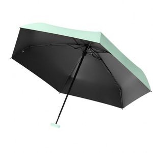 Paraguas Plegable de Bolsillo Pequeño, Colorido, Moderno, Recto, Protección Contra Lluvia y Sol UPF 50+, Manual de Viaje - Product Image 1