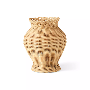 Floreros contemporáneos de ratán natural, jarrones de mimbre para decoración del hogar, decoración de mesas de boda, de Vietnam. - Product Image 4