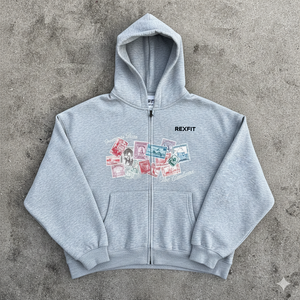 <b>Men</b>’s Zipper <b>Hoodies</b> Regular Fit With Customized Logo Winter Casual Wear <b>Sweatshirt</b> Screen Printed Design Zipper <b>Hoodies</b> - Product Image 6