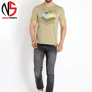 T-shirts imprimés pour hommes de haute qualité et grammage lourd, personnalisables, prix de gros chez Nurak en 2026 - Product Image 3