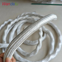 Tubería de Drenaje de Fibra de Vidrio con Acción Capilar para Campos de Golf y Césped Deportivo, Tubería de Drenaje Tratada Térmicamente con Malla de Acero Inoxidable