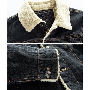 Nouveauté 2026 : Manteaux en jean d'hiver pour hommes, les plus vendus, avec fermeture boutonnée, 100 % coton de haute qualité, dernier design, prix de gros - Product Image 4