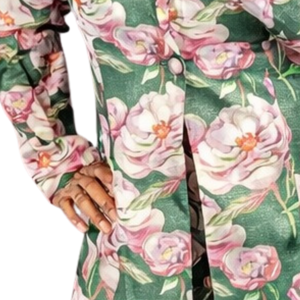 <b>Women</b> Green Floral <b>Suit</b> Elegant Printed Blazer and <b>Pants</b> Two Piece Set Tailored Business Casual Office Formal Party Fashion - Product Image 6