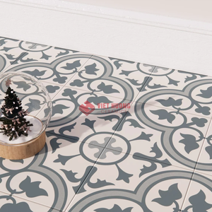Carrelage en Ciment Moderne VIET HUONG 200x200mm Antidérapant Isolation Thermique Surface Mate Motifs Artistiques Faits Main Bordures pour Cuisine - Product Image 3