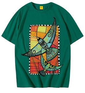 T-shirt Homme Premium 100% Coton Logo Personnalisable Col en O Épaule Goutte Multi-Couleurs Coupe Surdimensionnée 180 GSM Imprimé Bas quantité minimale de commande-Prix - Product Image 1