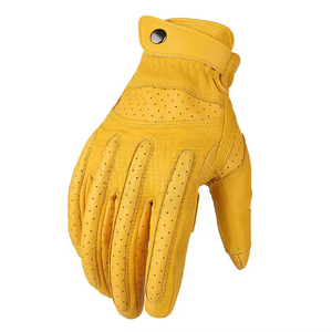 Gants de conduite en cuir de vachette pleine fleur de haute qualité pour hommes – Équipement d'extérieur authentique pour adultes, idéal pour l'hiver et l'usage quotidien - Product Image 2