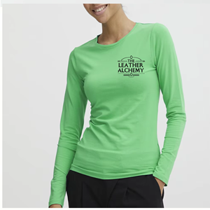 Women's Relaxed Fit Long Sleeve T Shirt Soft Touch Cotton Blend Crew Neck Casual Fashion Top for All Season Wear - Product Image 1