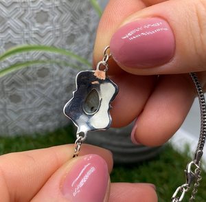 Natural Labradorite <b>Gemstone</b> <b>Bracelet</b> 925 Sterling Silver 7 Inches Handmade Luxury Vintage IGI Certified Women's Gift Jewelry - Product Image 2