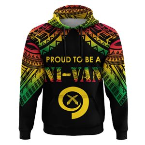 Vente en gros de sweats à capuche personnalisés avec design polynésien, coupés et cousus, sublimés, OEM, entièrement imprimés, motifs maori, hawaïens, tribaux - Product Image 2