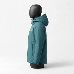 Veste de pluie imperméable à capuche zippée intégrale pour homme, légère et performante pour le sport en extérieur - Product Image 5