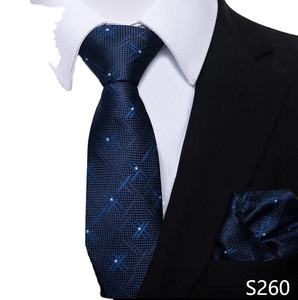 Moda Dropshipping Regalo De vacaciones corbata bolsillo cuadrados gemelos conjunto corbata gris oscuro punto hombre boda accesorios rendimiento - Product Image 4