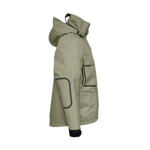 Veste Softshell Homme Vert Olive Imperméable à Capuche avec Fermeture Éclair et Multiples Poches pour Activités de Plein Air UPF 35 - Prix de Gros - Product Image 6