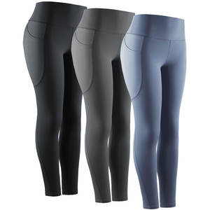 Leggings de sport pour femmes de haute qualité, vente en gros, tissu extensible premium 260 GSM, 75% nylon, 25% élasthanne, coutures plates, évacuation de l'humidité - Product Image 6