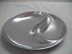 <b>Large</b> New Design Handmade Contemporary Aluminium Fruit Bowl <b>Square</b> Pattern Polished Metal >10L Capacity Dishwasher Safe Party - Product Image 6