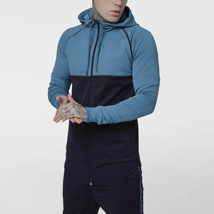 Men's <b>White</b> Hooded Tracksuit Full Zip Sweatshirt <b>Jogger</b> Set Solid Color Casual Wear Breathable Polyester Autumn Outfit - Product Image 2