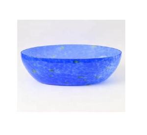 Bol en résine époxy écologique, luxueux et élégant, pour usages multiples |   Noeud bleu |   Cadeau fait main, saladier, rangement pour fruits, vaisselle de maison - Product Image 6