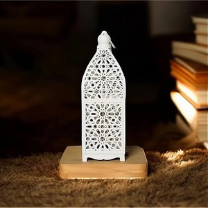 Linterna marroquí para espacios al aire libre Chic Bohemian Home Decor con estilo oriental para sala de estar Dormitorio Patio - Product Image 4