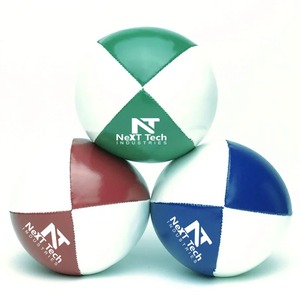 Ballons de jonglage en cuir PU pour enfants débutants, durables, confortables et professionnels, vente en gros - Product Image 1