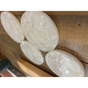 Sous-verres en agate de fleur de résine époxy bon prix pour l'artisanat en résine - Product Image 4