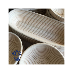 HOT SELLING Handmade Natural Rattan <b>Bread</b> Proofing <b>Basket</b> with Linen Liner Artisan Pastry Tools - Product Image 1