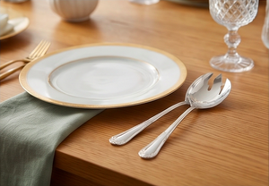 Classic Victorian Design Stainless Steel Serving Spoon <b>Salad</b> <b>Tools</b> For Household Catering And Events Cutlery Banquet Hotel - Product Image 3