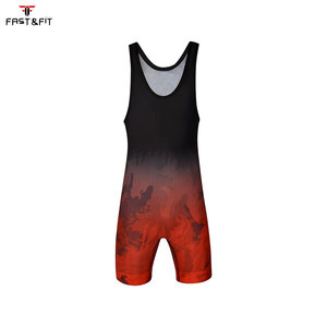 Wrestling <b>Singlets</b> <b>Mens</b> Compression Wrestling Uniform Suit - Product Image 3