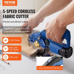 Taglierina per tessuto rotativa elettrica senza fili a 5 velocità 1.1 \ "taglio ottagonale a spessore di taglio per lama di ricambio del coltello - Product Image 2