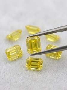 RCK GLOBAL เพชร CVD ทรง Asscher ขนาด 0.24-0.50 กะรัต คุณภาพ VS+ แบบ Fancy Vivid  เพชรเลี้ยงในห้องปฏิบัติการ ขายส่งเพชรแบบหลวมจำนวนมาก - Product Image 3