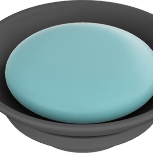 Petite porte-savon carré mural en verre avec support en métal chromé pour salle de bain moderne - Product Image 1