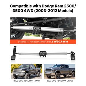Kit Stabilizzatore di Sterzo Doppio da 2 Pollici per Dodge Ram 2500/3500 4WD 2003-2012, Compatibile con Sospensioni per Camion - Product Image 2