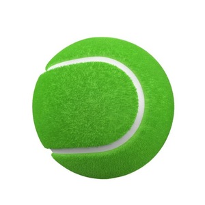 Balle de tennis en feutre vert durable pour usage récréatif - Product Image 1