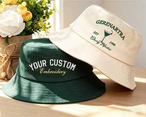 Casquette de pêcheur en coton avec broderie de logo personnalisé, unisexe, décontractée, protection solaire, OEM/ODM - Product Image 1