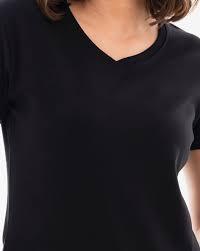 Camiseta de Mujer con Textura Acanalada, Corte Entallado, Material Reciclado, Elegante para Oficina, Ropa Profesional Femenina, Cuello en V - Product Image 3