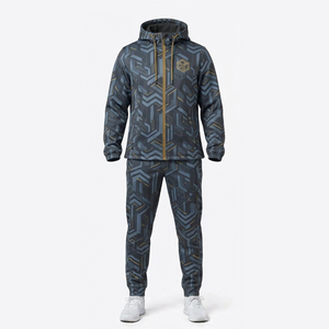 Chándal Deportivo Softshell con Capucha y Cremallera, Chaqueta y Pantalón para Equipos de Animación y Baile, Uniforme Personalizado con Logotipo, Entrenamiento OEM - Product Image 2